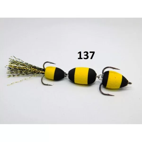 Mandula model 137 3 segmenti 2 culori galben/negru