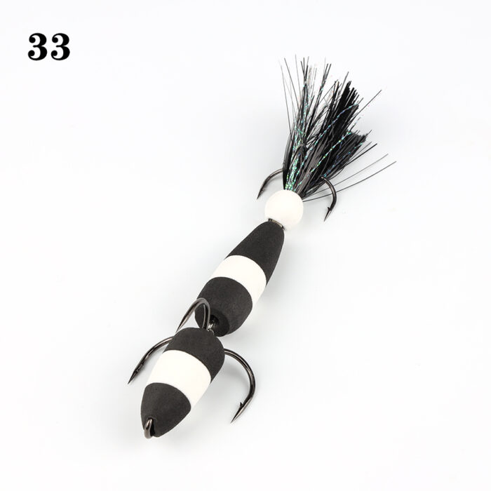 Mandula L 9cm, negru/alb model 33 Mandula L 9cm, negru/alb model 33