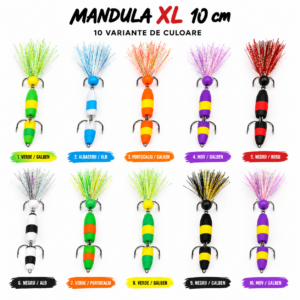 Mandula FishingBox XL 10 cm – Naluca pentru Jig, Stiuca, Salau si Rapitori Mandula XL 10 cm naluca flotanta pentru jig stiuca si salau